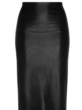 Commando Faux Leather Black Pencil Skirt Pull On, Perfect Control